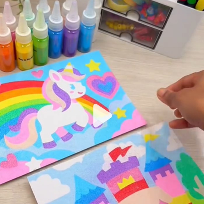 Sand Art Cards