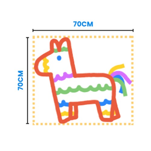 Large piñata, 70cm